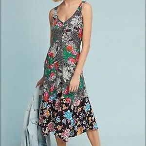 NWT Anthropologie Maeve Violeta Midi Dress size 14